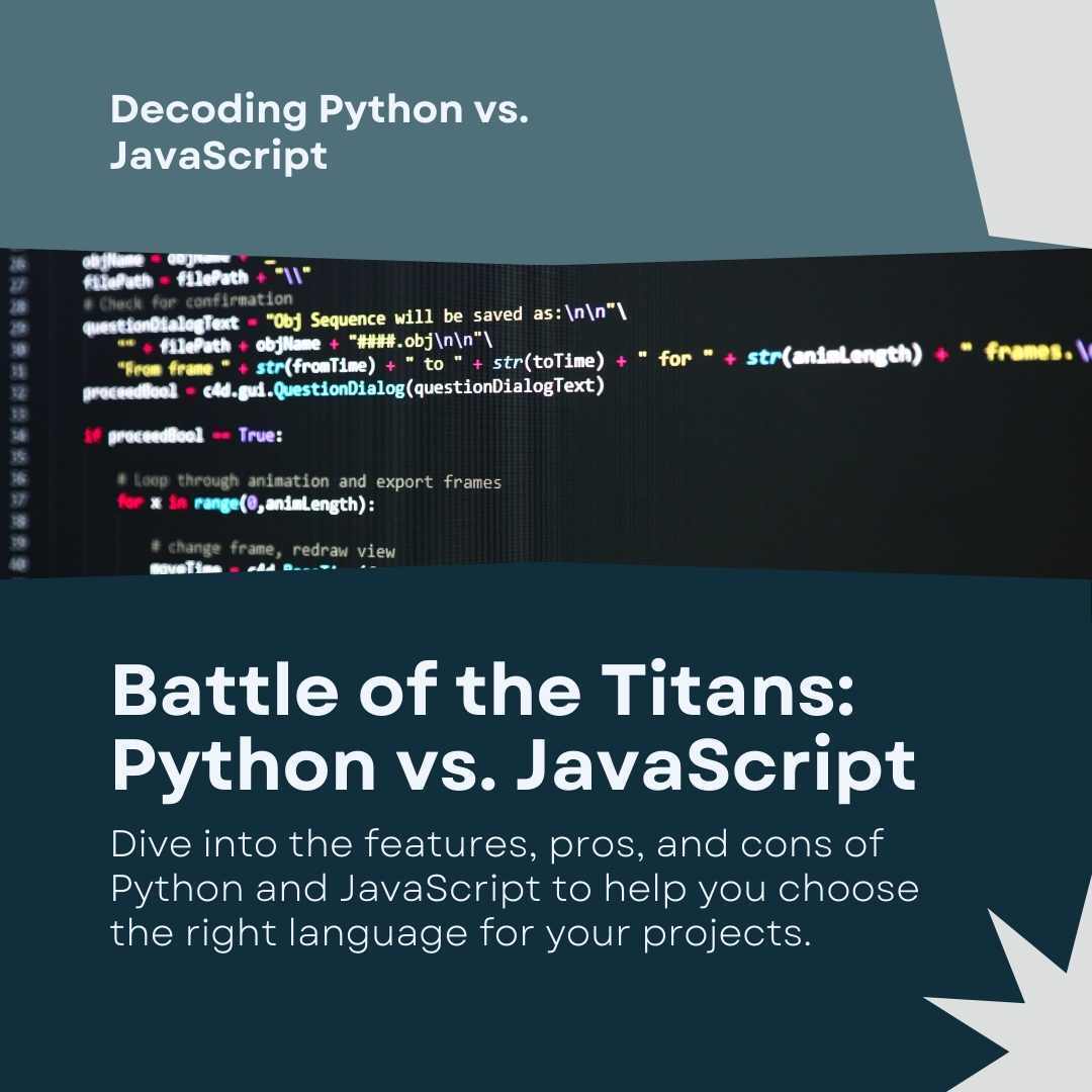 Comparing Popular Programming Languages: Python vs. JavaScript: EInfoaz image.